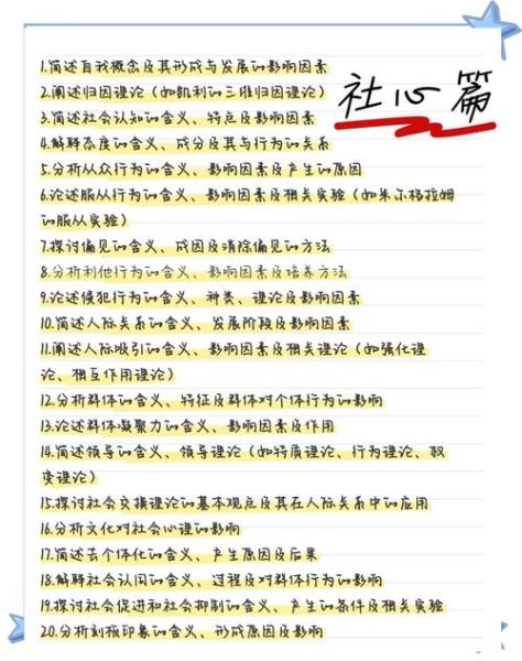 考研心理学试题怎么准备_心理学考研题型有哪些