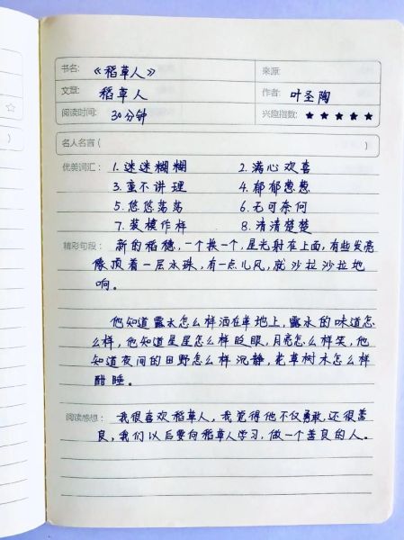 少年小百科读书笔记怎么写_读书笔记格式模板