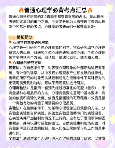 2015心理学考试大纲重点_如何高效备考
