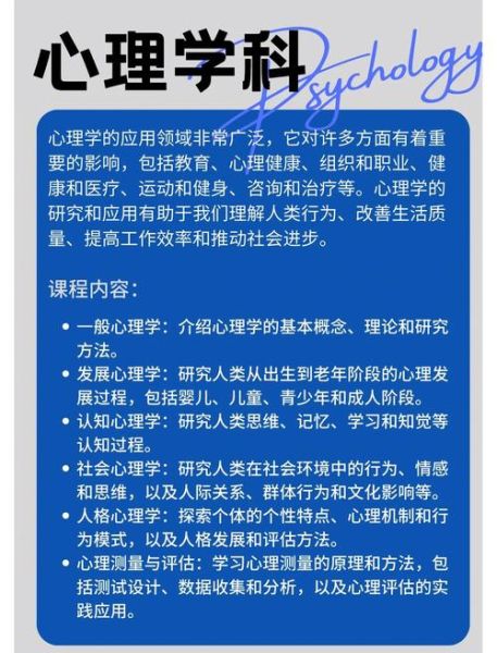 心理学专业需要学什么_心理学专业学什么课程