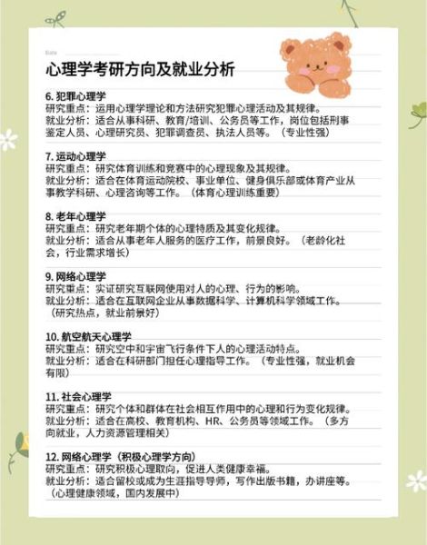 心理学文科生就业方向_心理学专业考研难吗