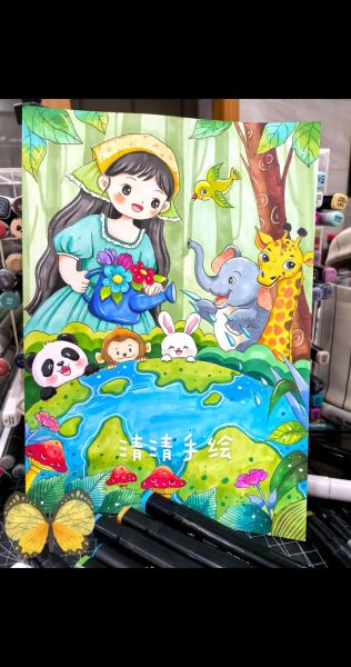 手绘地球怎么表达情感_手绘地球情感表达技巧