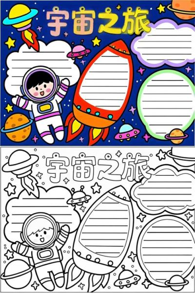 DK儿童百科全宇宙读书小报怎么做_宇宙主题手抄报内容怎么写