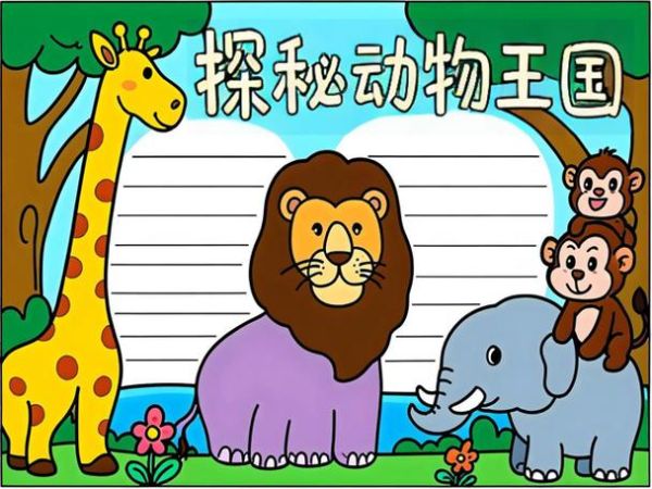 动物小百科读书小报怎么做_小学生手抄报内容推荐
