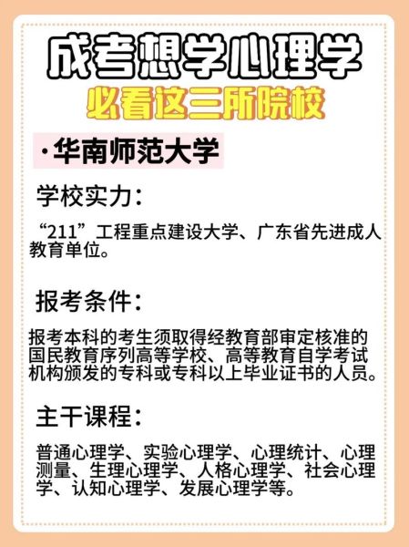 广东心理学专科学校有哪些_怎么选