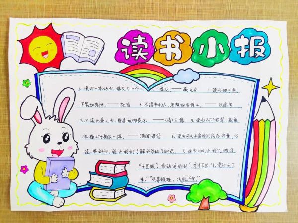 百科类书目读书小报怎么做_小学生手抄报设计思路