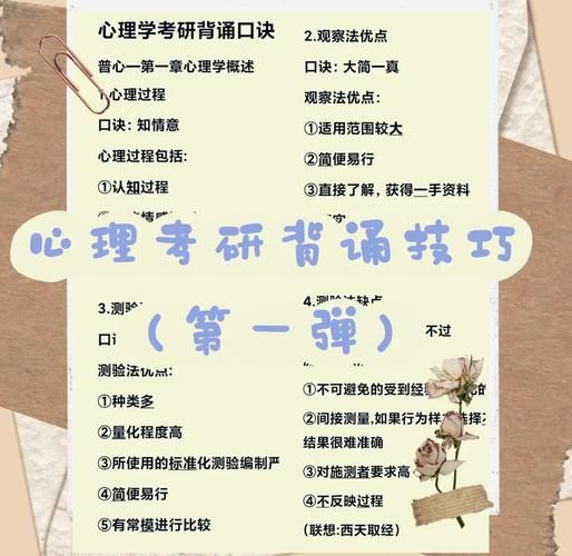 心理学考研重难点手册_如何高效背诵