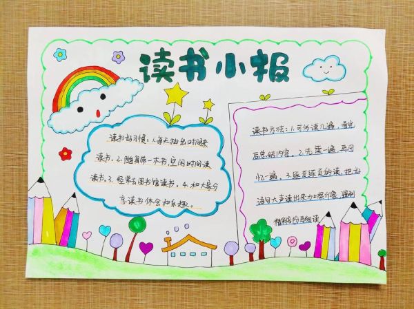 读书小报手抄报怎么做_读书小报内容写什么
