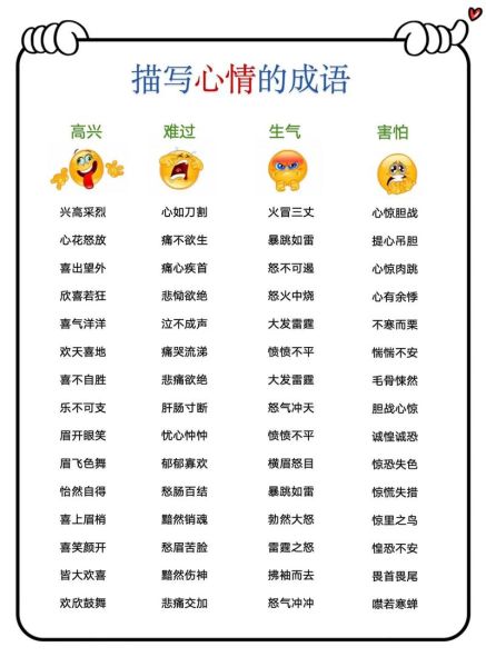 如何表达情感_情感词汇有哪些