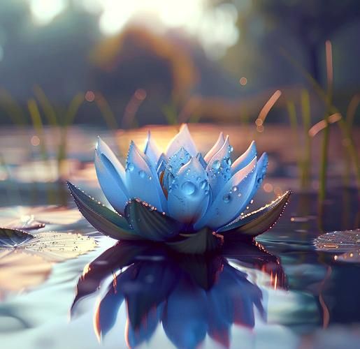 蓝莲花表达什么情感_蓝莲花象征意义