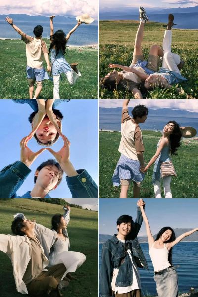 情侣拍照姿势怎么摆_如何拍出甜蜜氛围