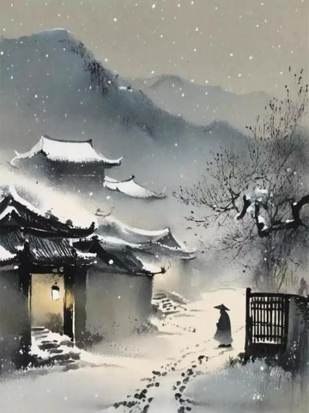 水墨雪情感表达_如何用画面传递思念