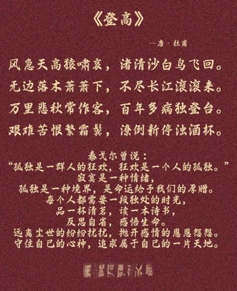 登高表达什么情感_古人为何登高望远