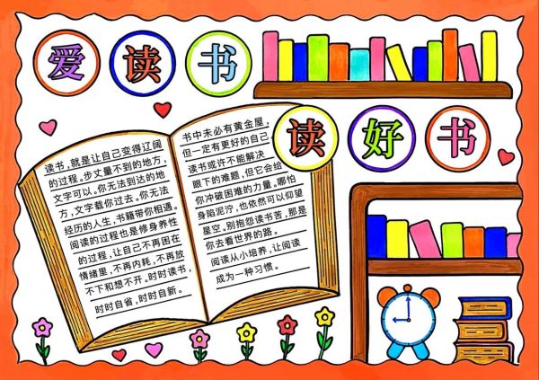 关于读书的手抄报怎么做_手抄报内容写什么
