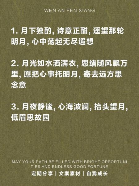 望月情感表达_如何写走心的句子